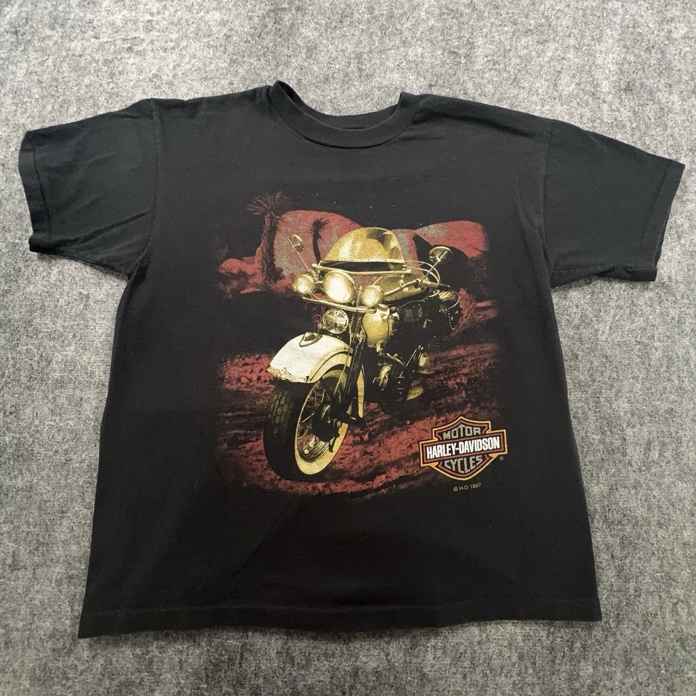 Vintage Harley Davidson Shirt Men's XL Motorcycle 1990s Single Stitch Biker 1997
